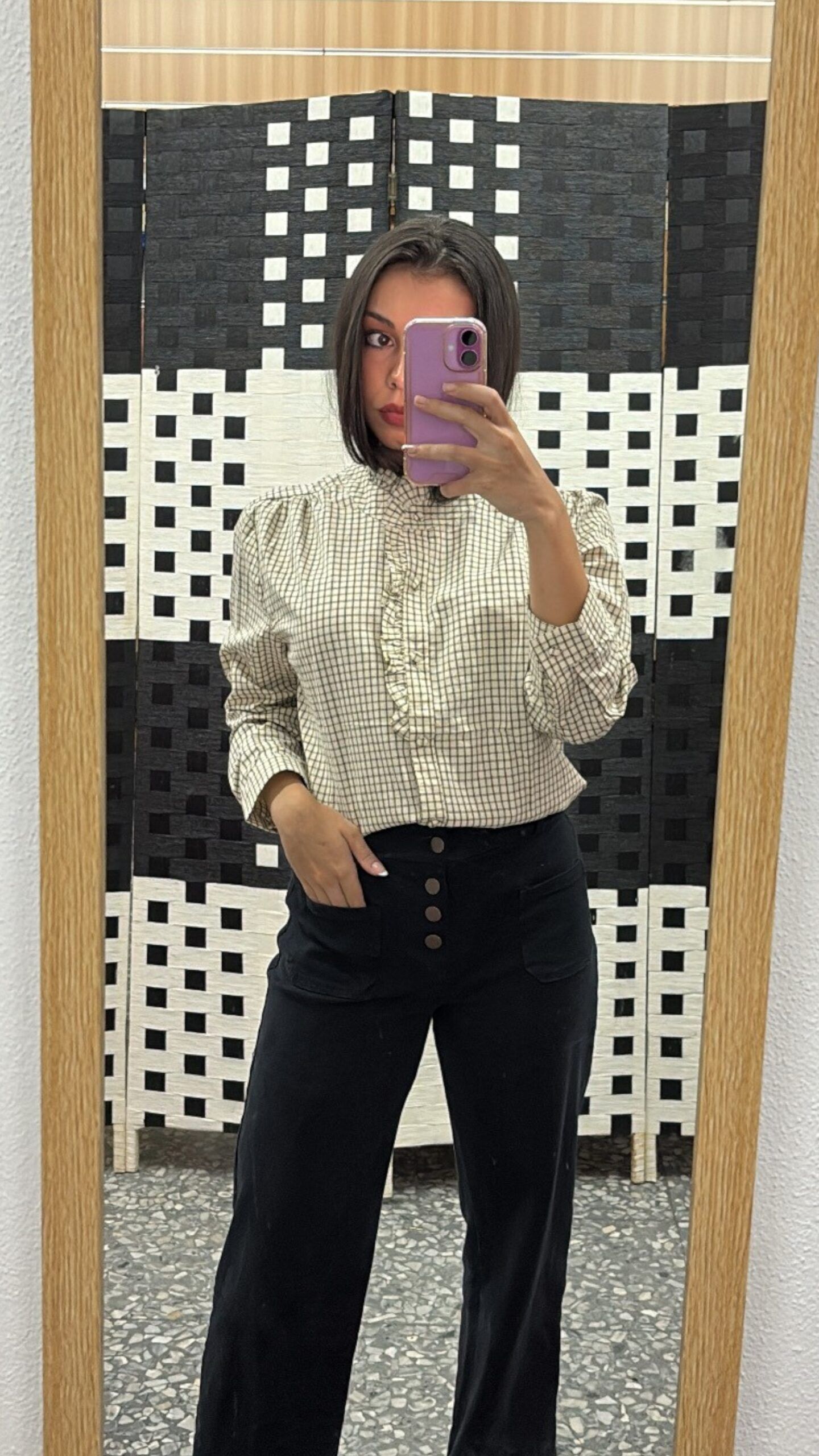 camisa cuadros elena