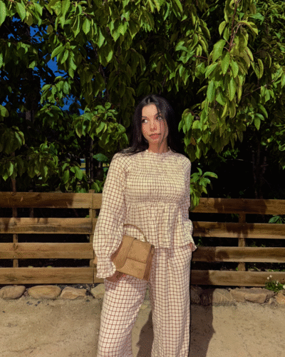 Pantalón Bombacho Cuadros